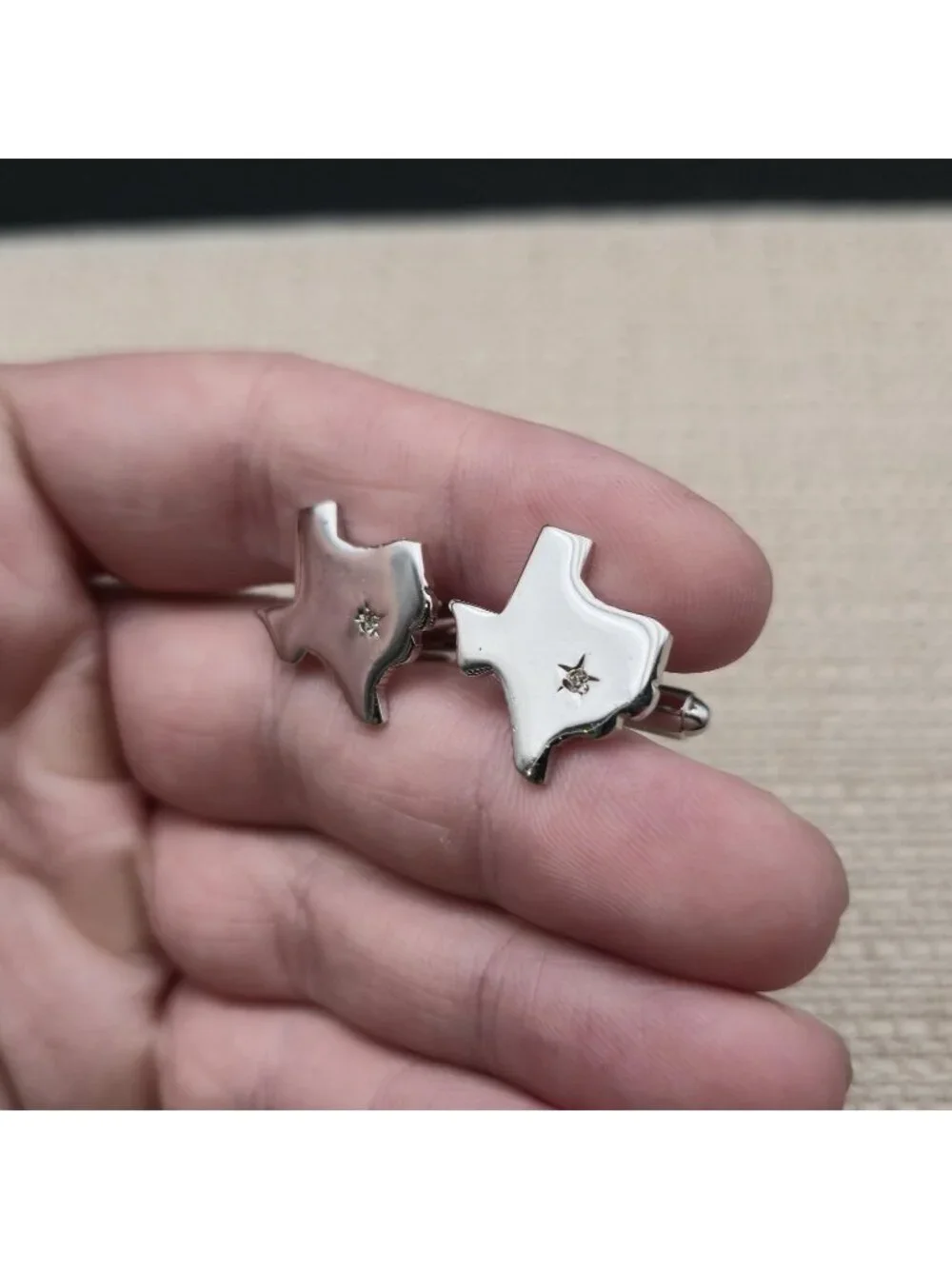 Texas State Cufflinks, Lone Star Western Groomsmen Gift A8131